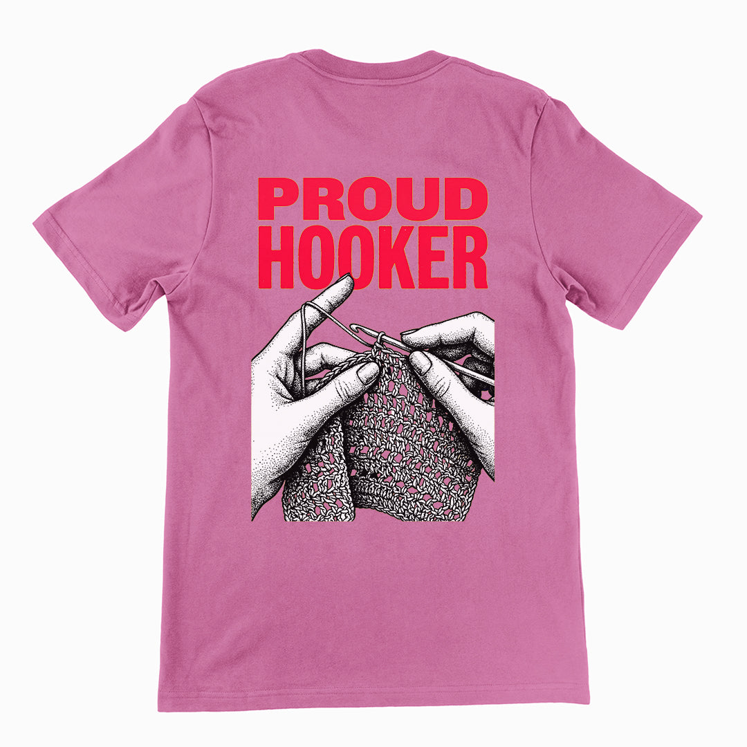 Proud Hooker T-Shirt (backprint) Orbital Clothing