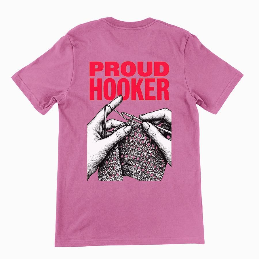Proud Hooker T-Shirt (backprint) Orbital Clothing