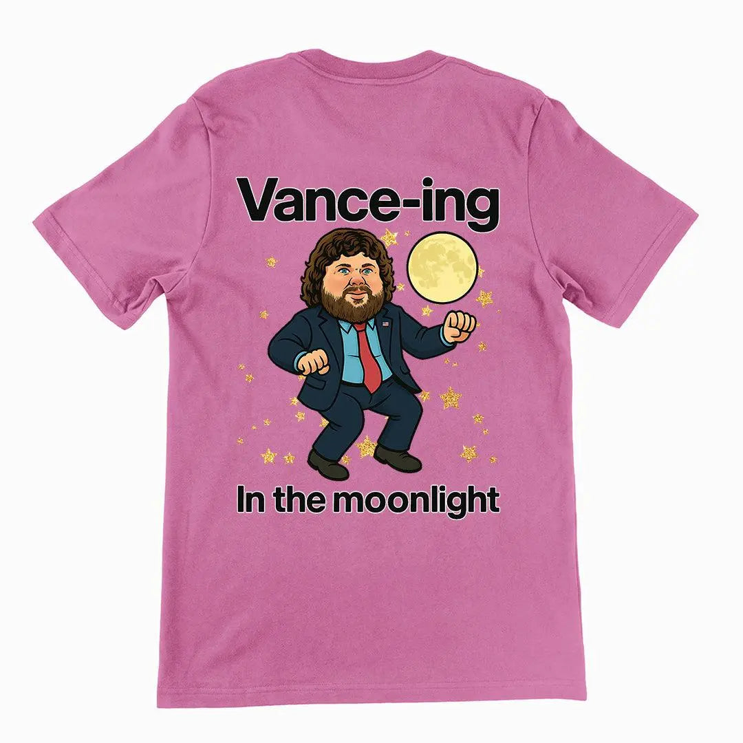 Vance-ing in the moonlight T-Shirt (backprint) - Orbital Clothing