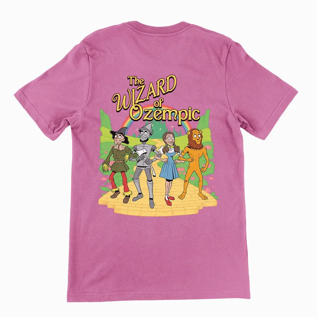 Wizard of Ozempic T-Shirt (backprint) - Orbital Clothing