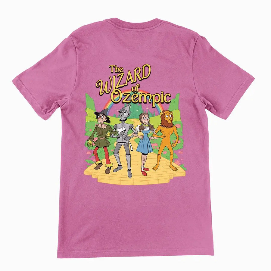 Wizard of Ozempic T-Shirt (backprint) - Orbital Clothing
