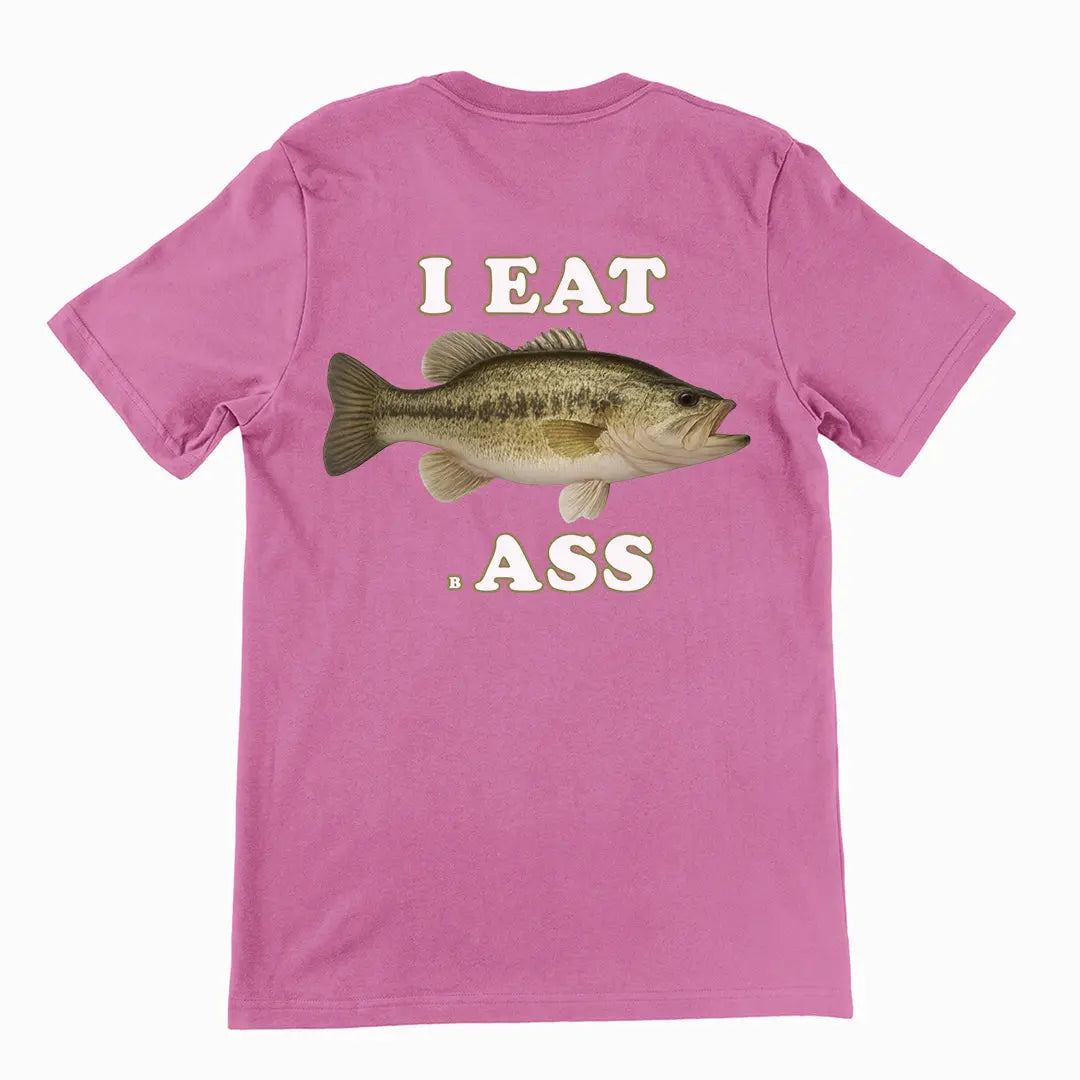 I Eat Bass T-Shirt (backprint) Orbital Clothing