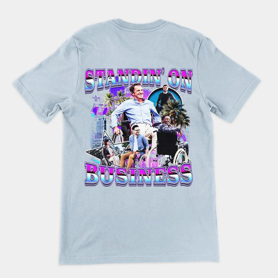 Standin on Business T-Shirt (backprint) - Orbital Clothing