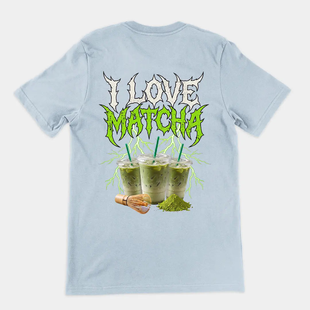 I love Matcha T-Shirt (backprint) Orbital Clothing