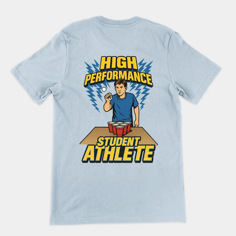 High Performance Student Athlete T-Shirt (backprint) - Orbital Clothing