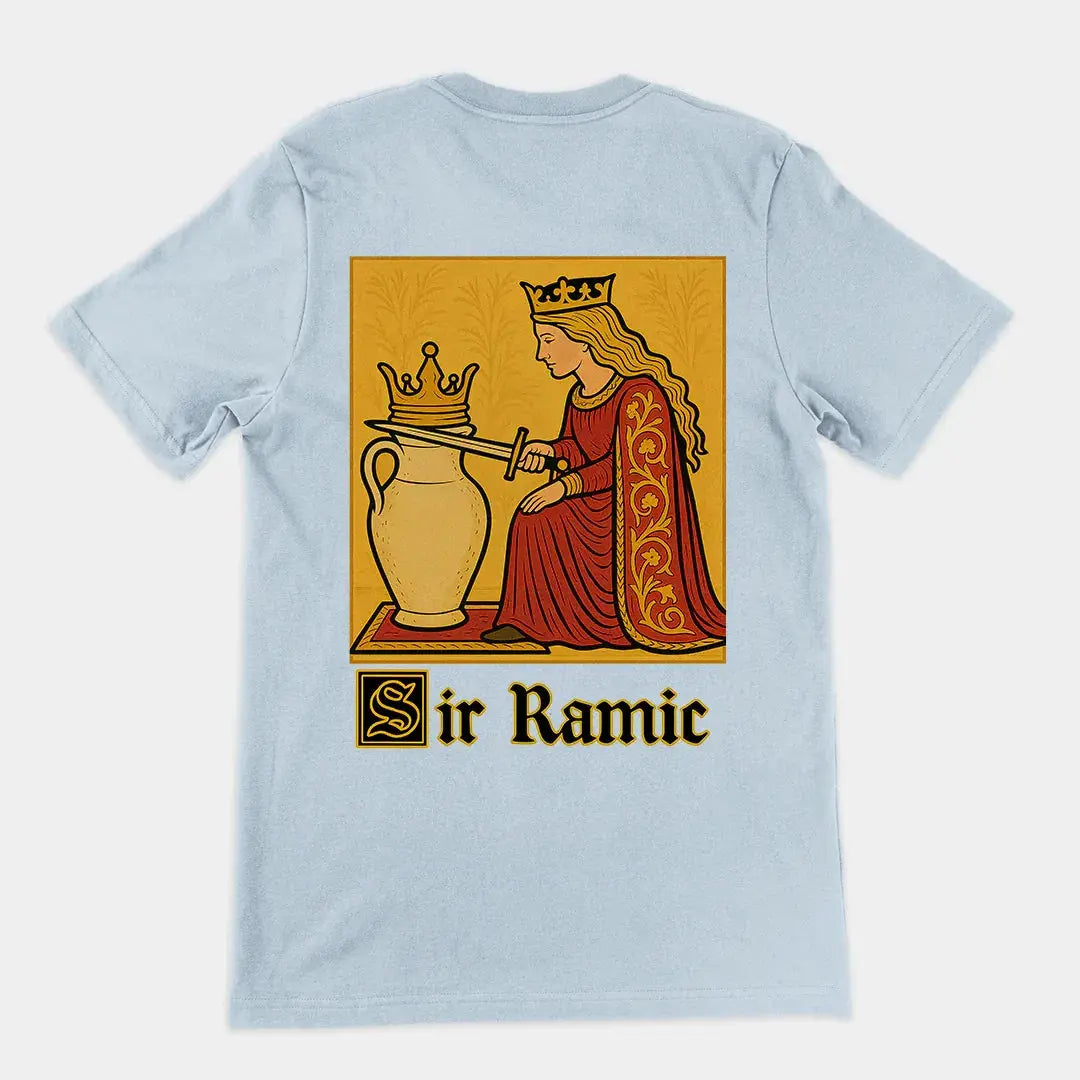 Sir Ramic Handdrawn T-Shirt (backprint) - Orbital Clothing