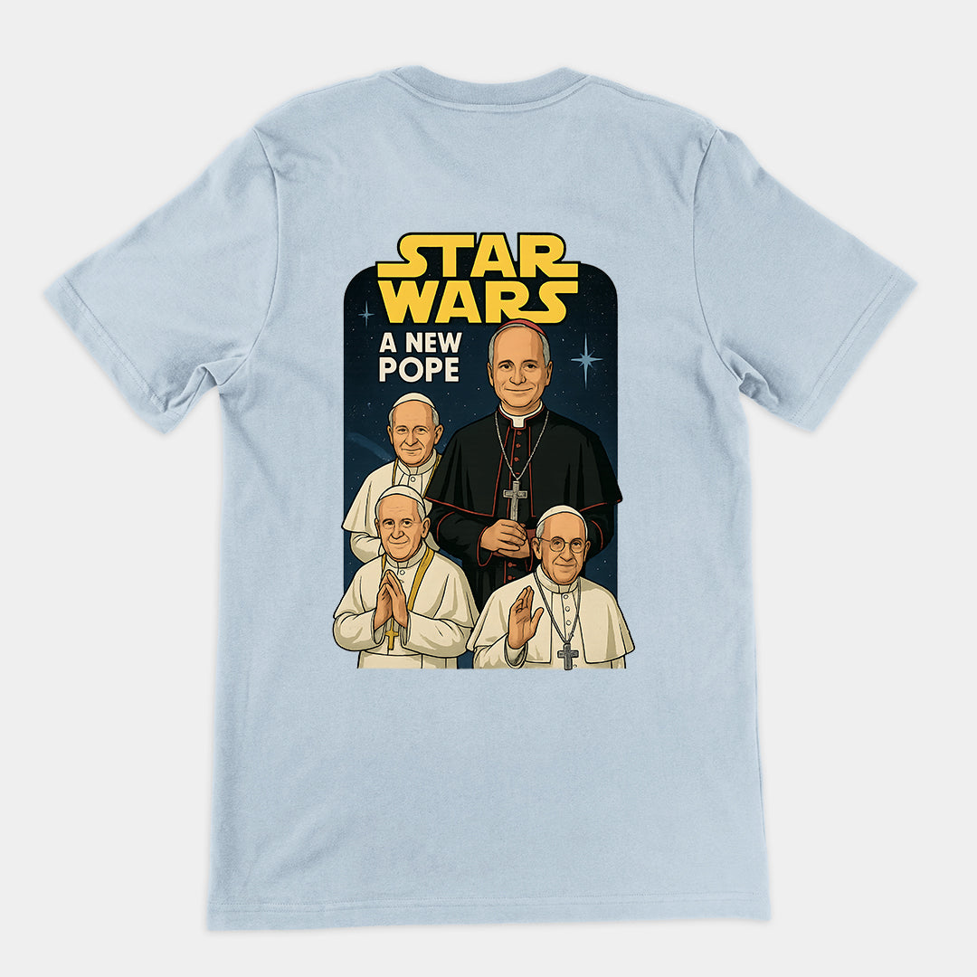 Star Wars A New Pope T-Shirt (backprint)