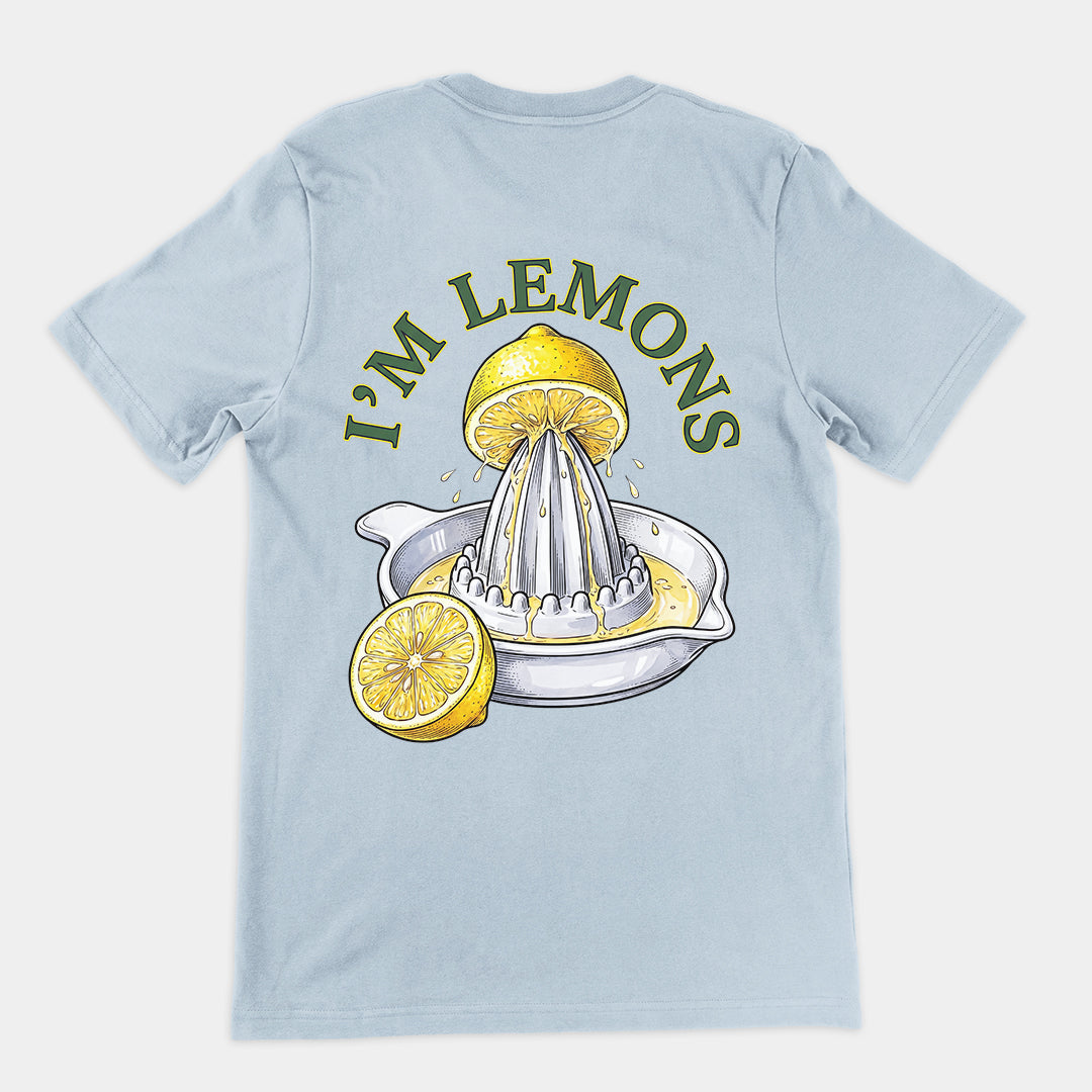 I'm lemons T-Shirt (backprint) Orbital Clothing