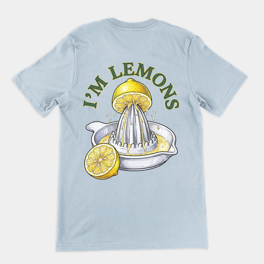 I'm lemons T-Shirt (backprint) Orbital Clothing