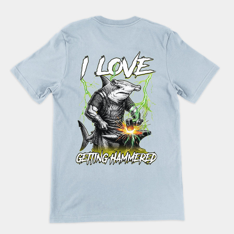 I love getting hammered T-Shirt (backprint) Orbital Clothing