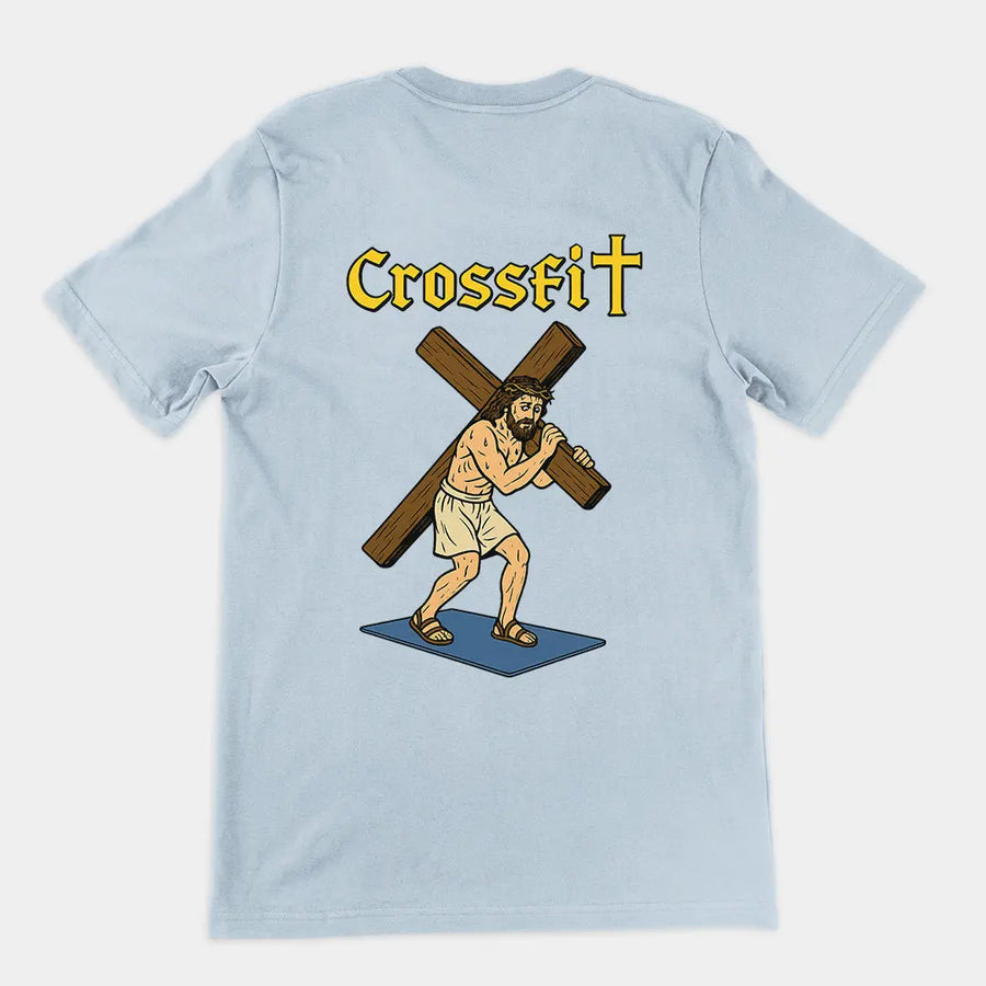 Crossfit Jesus T-Shirt (backprint) Orbital Clothing
