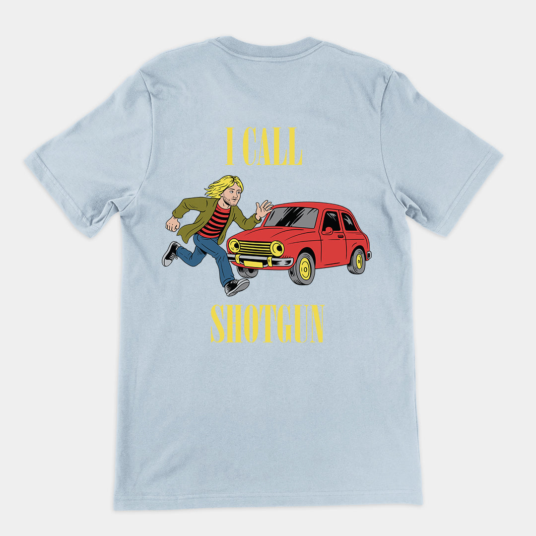 I Call Shotgun (Nirvana) T-Shirt (backprint) Orbital Clothing