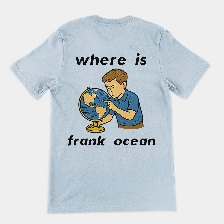 Where is Frank Ocean T-Shirt (backprint) - Orbital Clothing