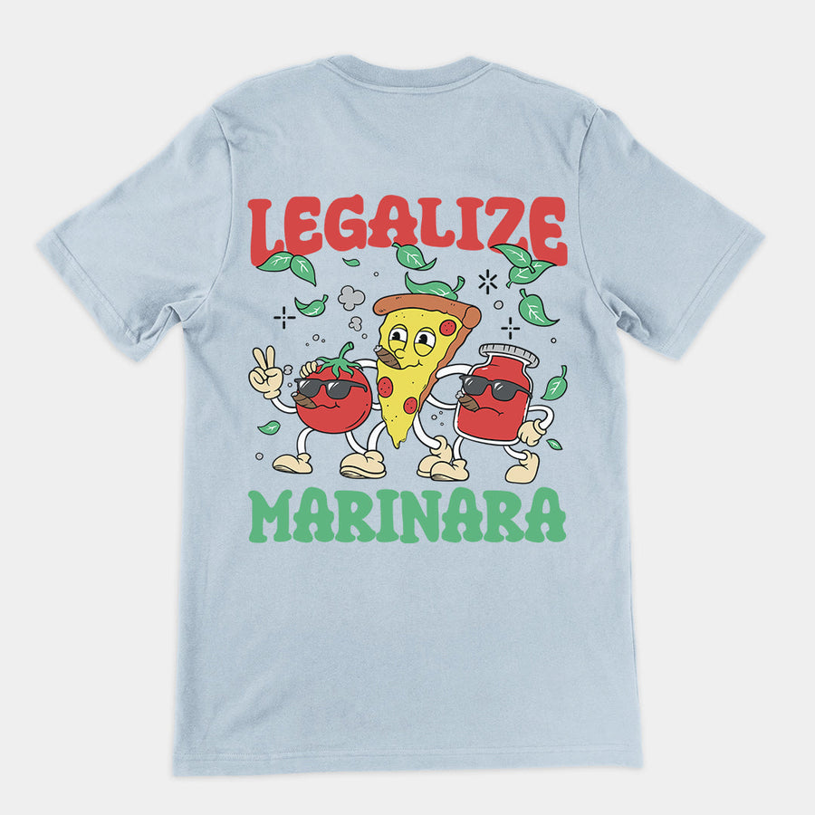 Legalize Marinara T-Shirt (backprint) Orbital Clothing