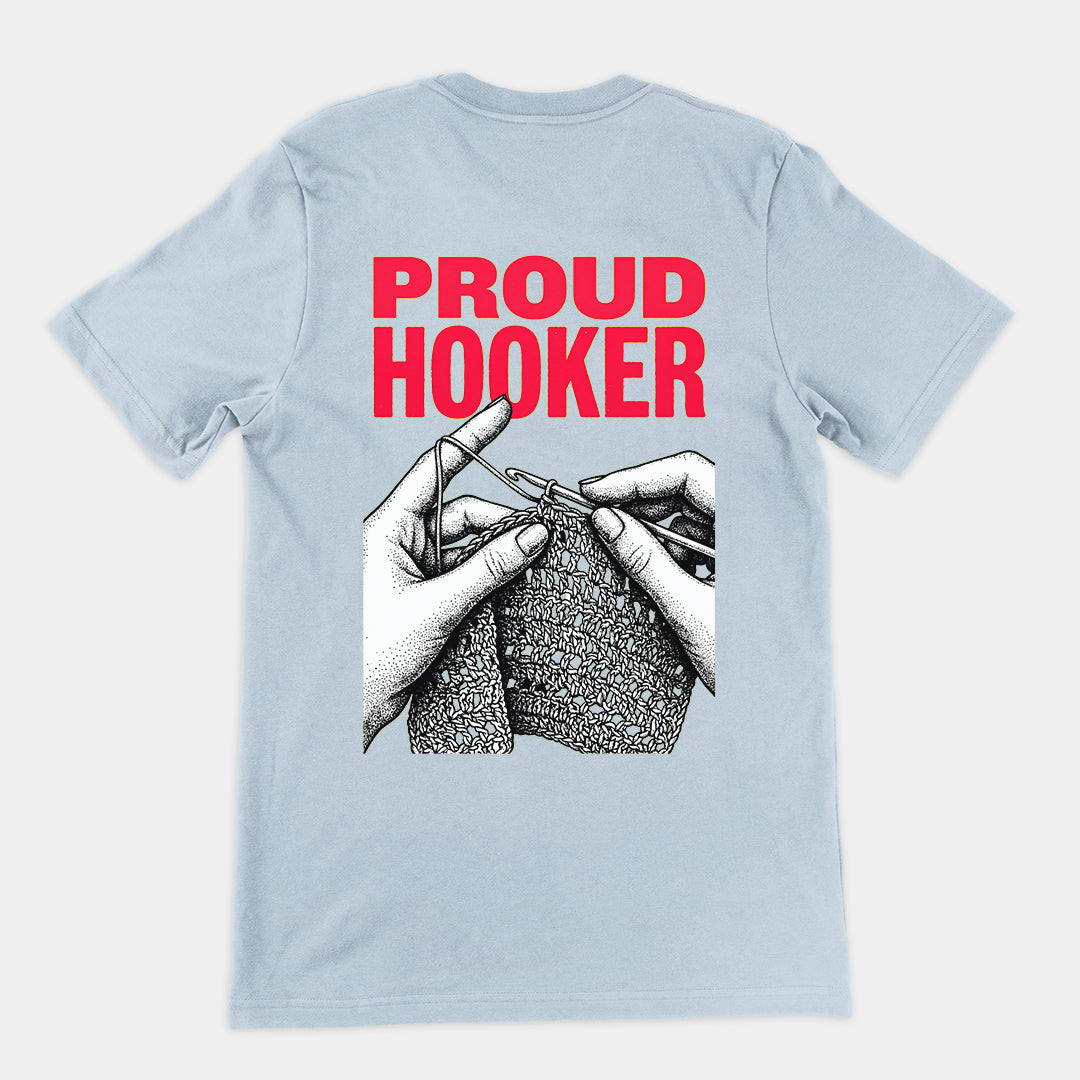 Proud Hooker T-Shirt (backprint) Orbital Clothing