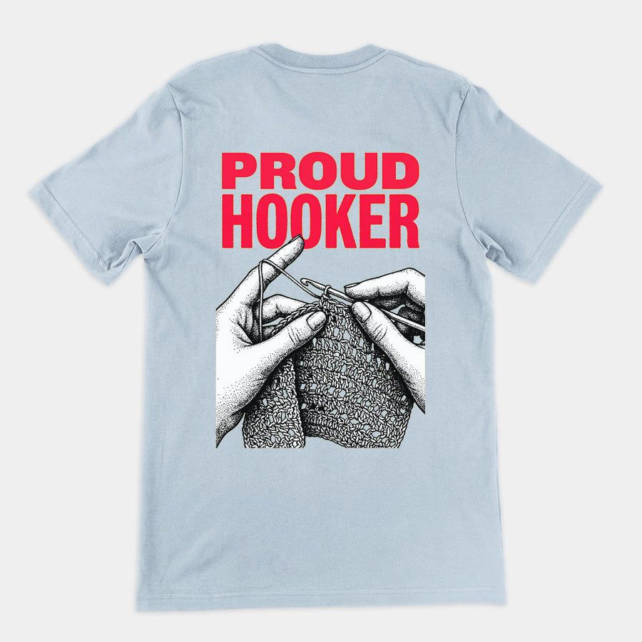 Proud Hooker T-Shirt (backprint) Orbital Clothing
