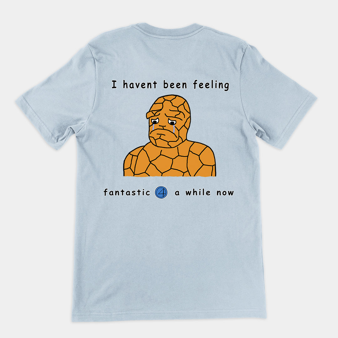 Haven't been feeling fantastic 4 a while now T-Shirt (backprint)