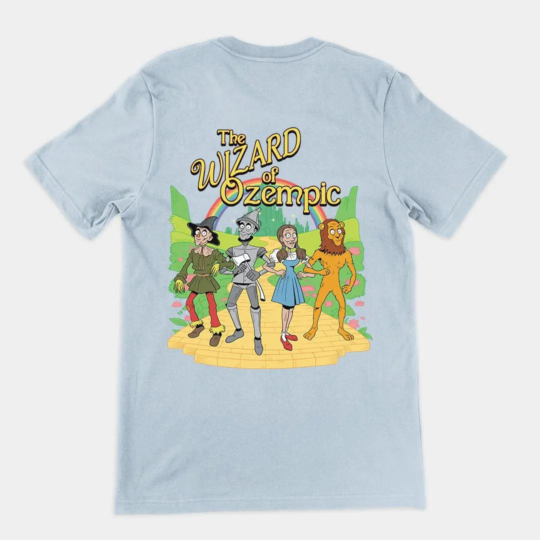 Wizard of Ozempic T-Shirt (backprint) - Orbital Clothing