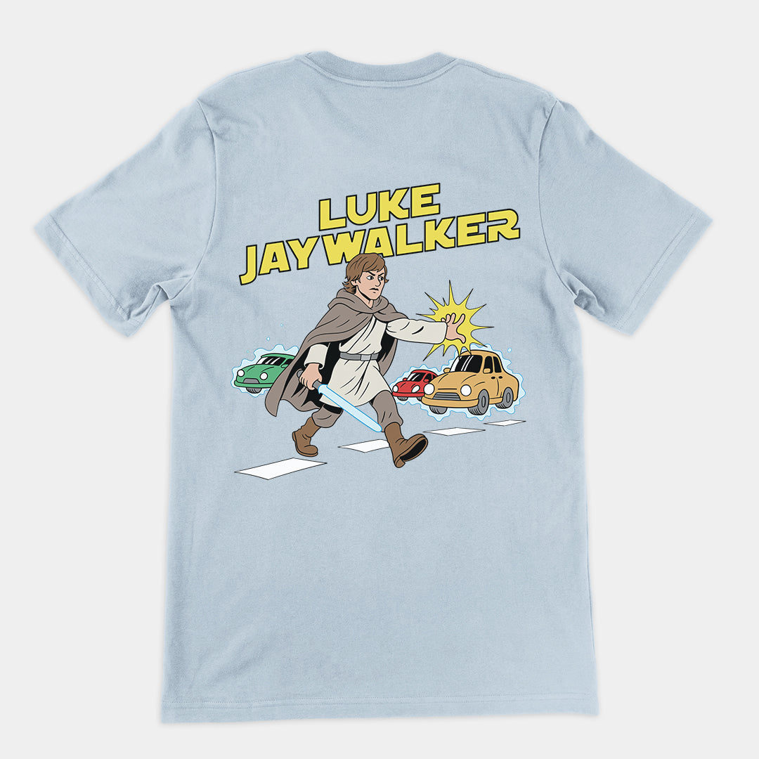 Luke Jaywalker T-Shirt (backprint) Orbital Clothing
