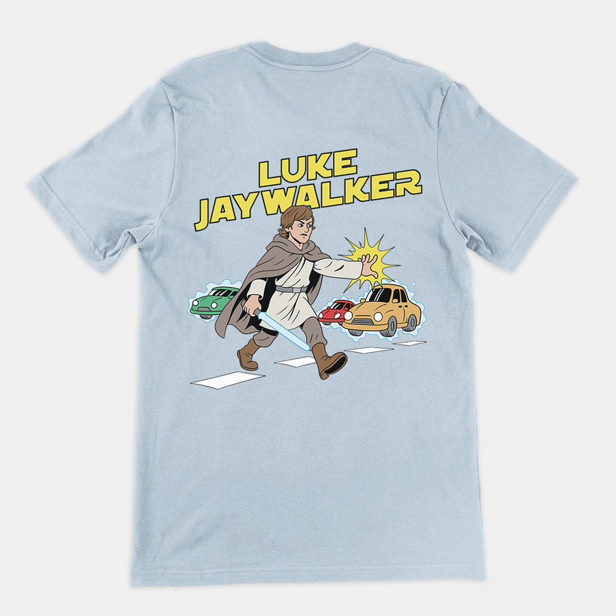 Luke Jaywalker T-Shirt (backprint) Orbital Clothing