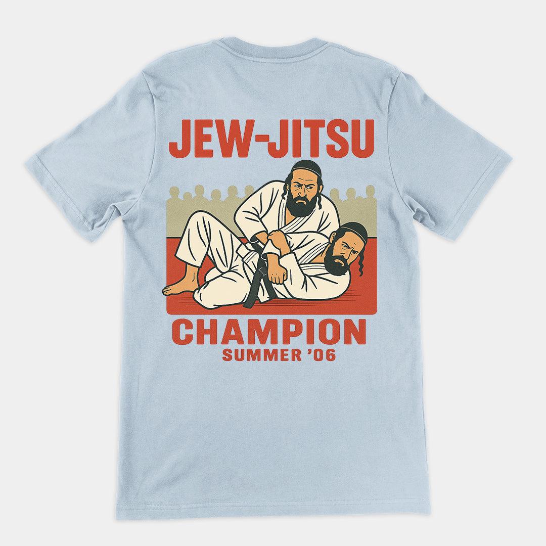 Jew-Jitsu Champion T-Shirt (backprint) - Orbital Clothing
