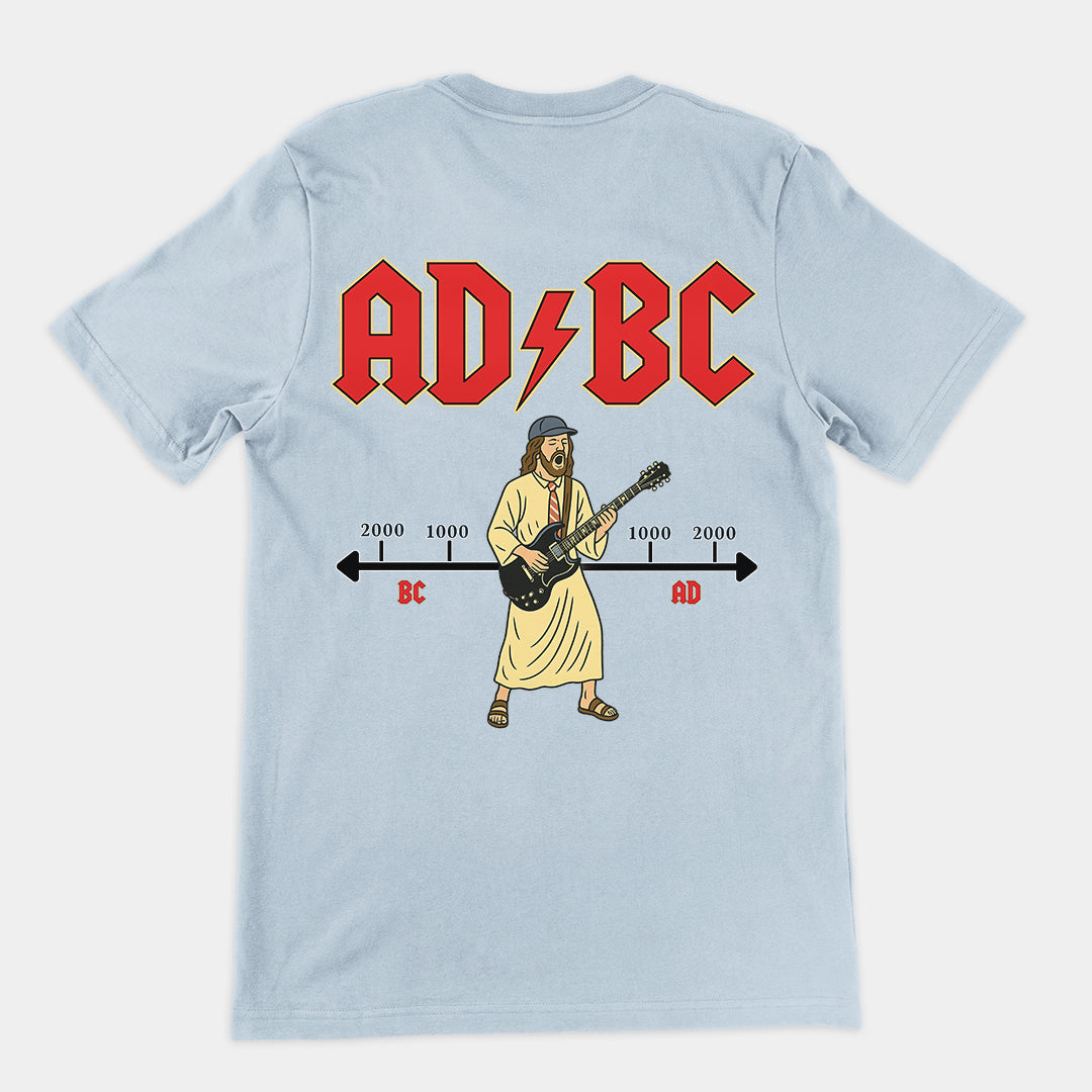 ADBC (Jesus ACDC) T-Shirt (backprint)