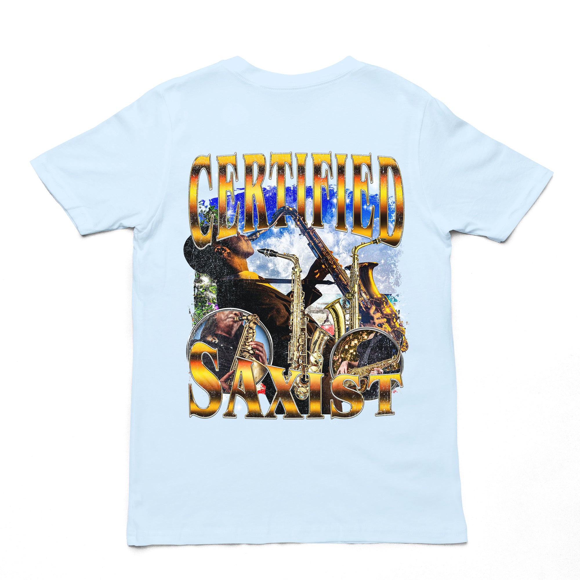 Certified Saxist T-Shirt (backprint)