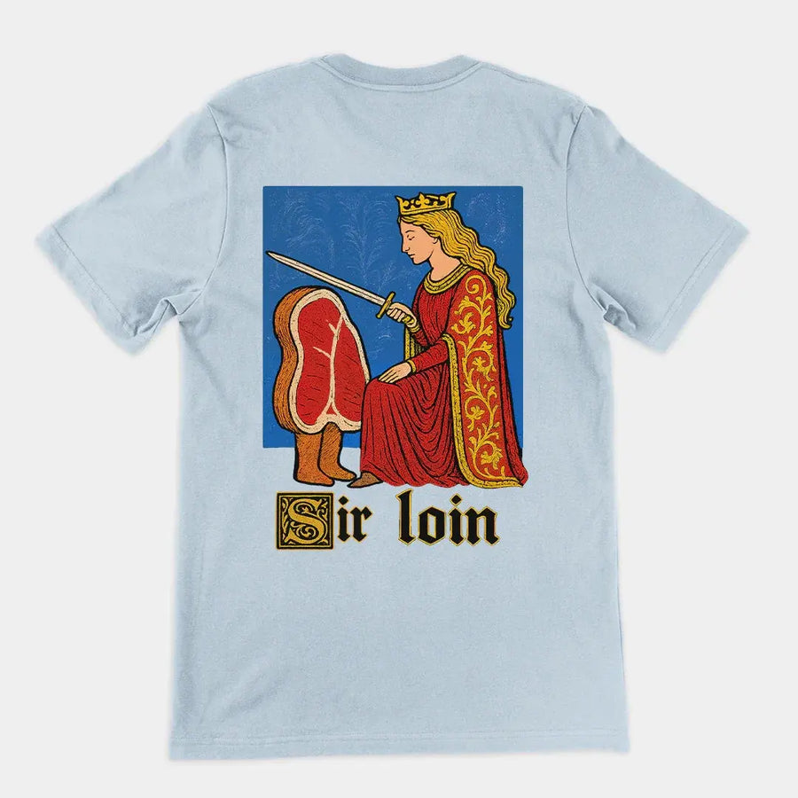 Sir Loin handdrawn T-Shirt (backprint) - Orbital Clothing