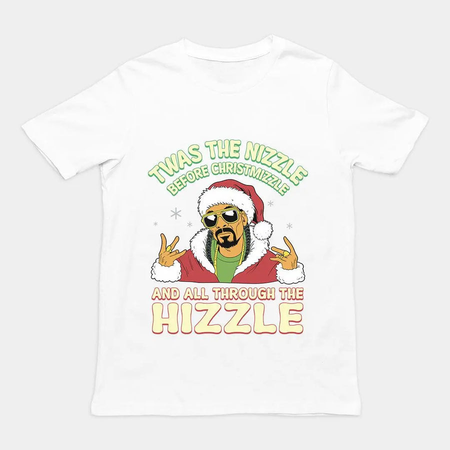 Twas the Nizzle Before Christmizzle T-Shirt - Orbital Clothing