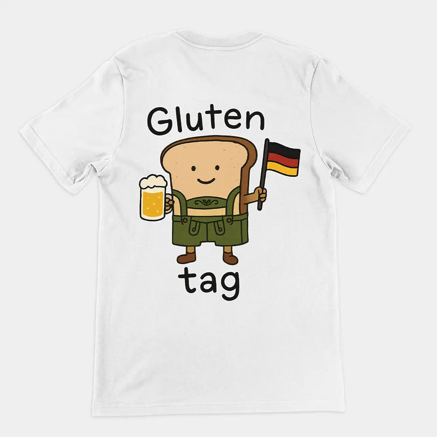 Gluten Tag T-Shirt (backprint) Orbital Clothing