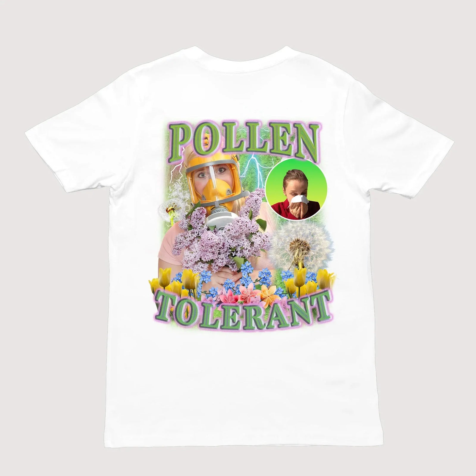 Pollen Tolerant T-Shirt (backprint) - Orbital Clothing