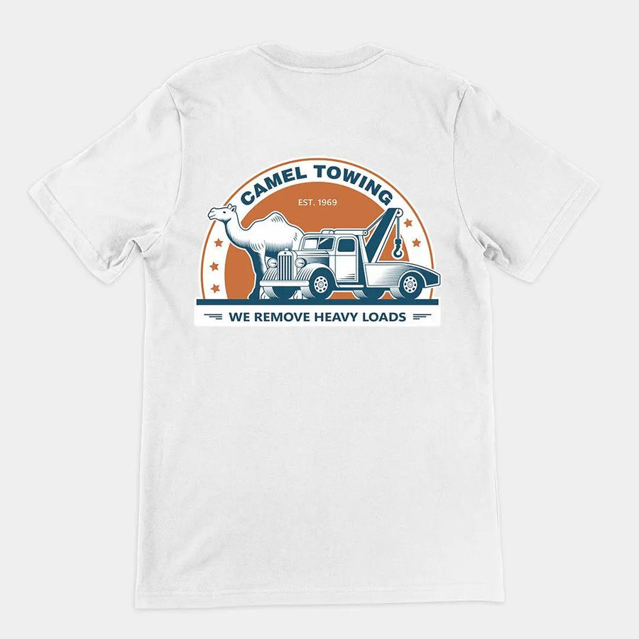Camel Towing T-Shirt (backprint) - Orbital Clothing