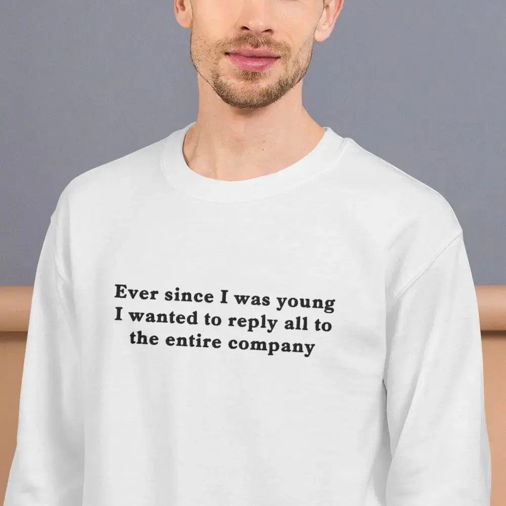 Neurodi(virgin)t embroidered sweatshirt Orbital Clothing