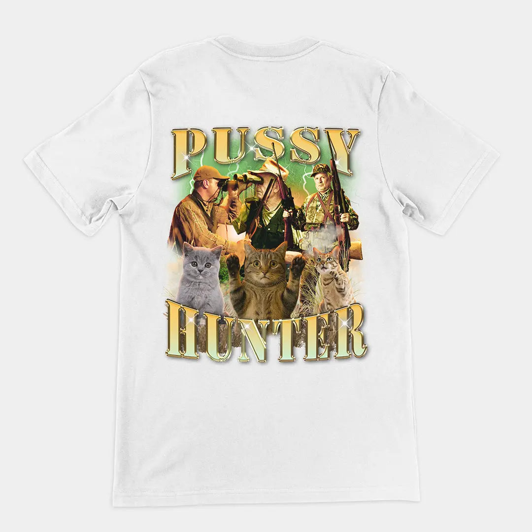 Pussy Hunter T-Shirt (backprint) Orbital Clothing
