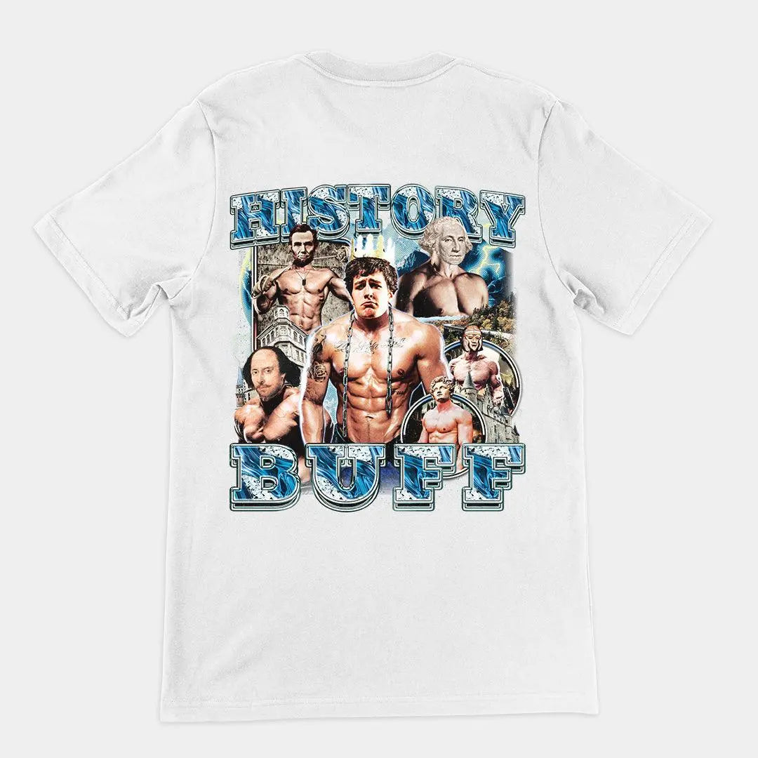 History Buff T-Shirt (backprint) - Orbital Clothing