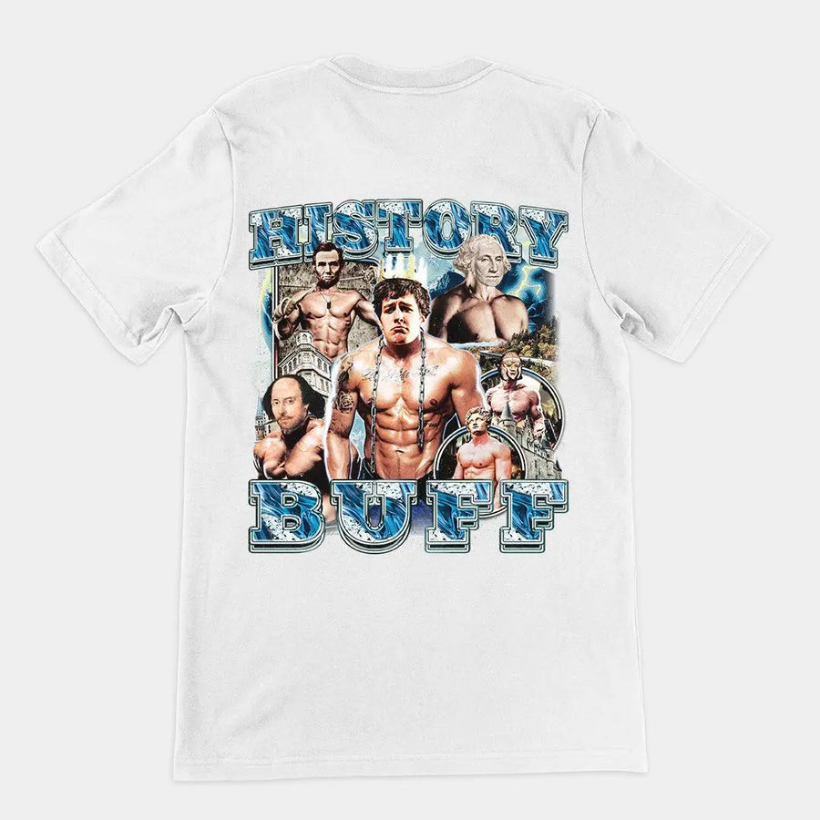 History Buff T-Shirt (backprint) - Orbital Clothing