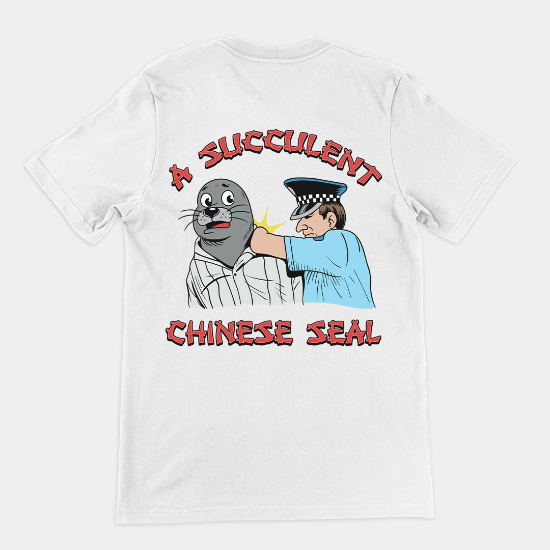 A succulent Chinese Seal T-Shirt (backprint) Orbital Clothing