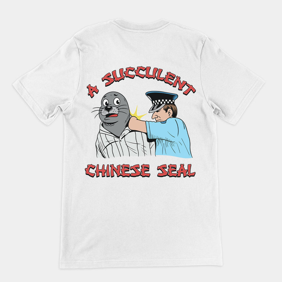 A succulent Chinese Seal T-Shirt (backprint) Orbital Clothing