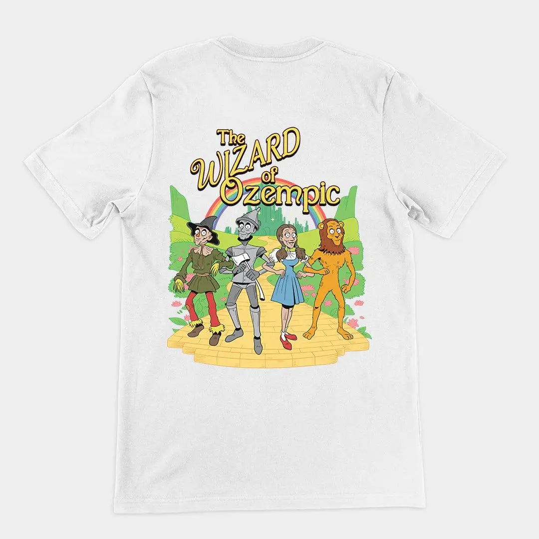 Wizard of Ozempic T-Shirt (backprint) - Orbital Clothing