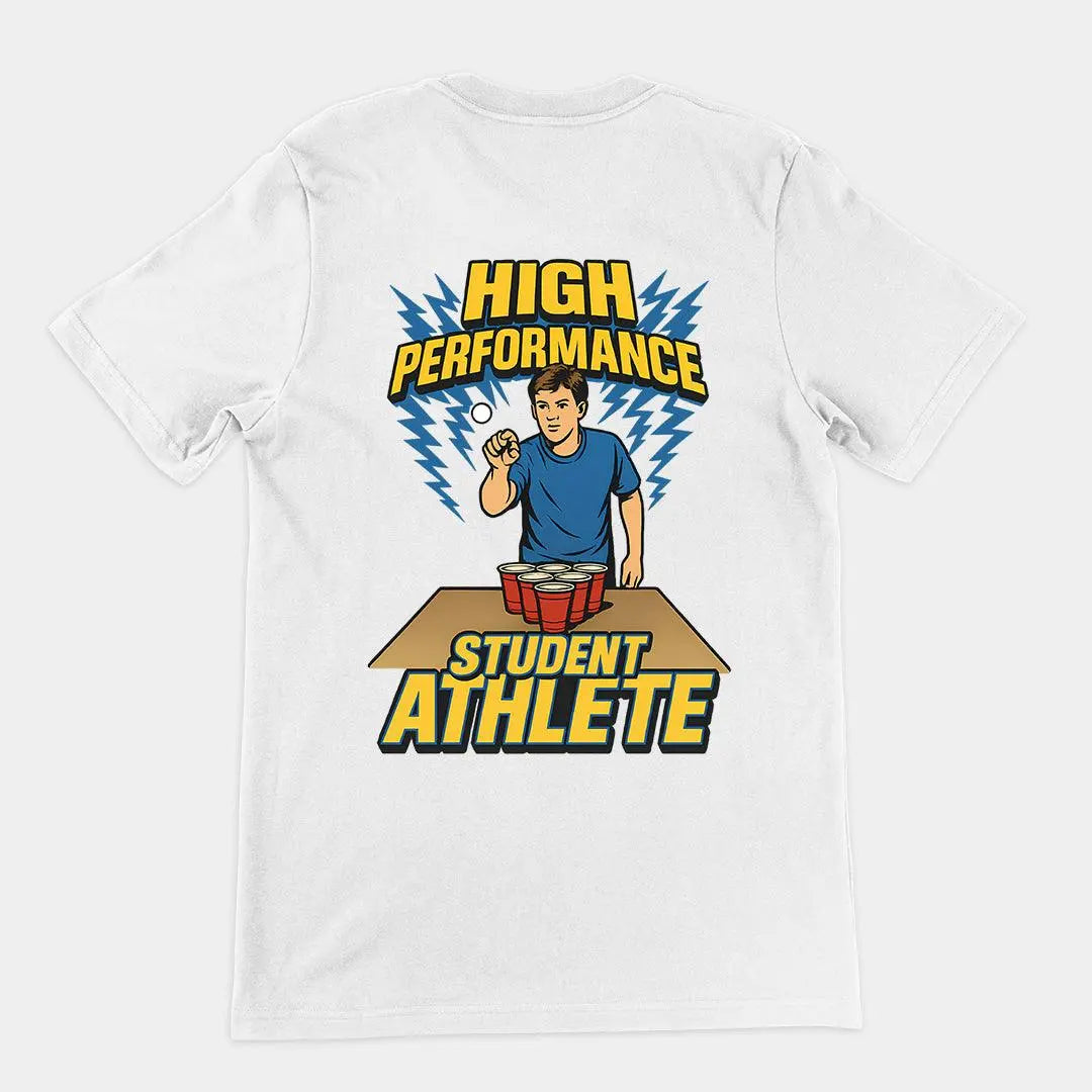 High Performance Student Athlete T-Shirt (backprint) - Orbital Clothing