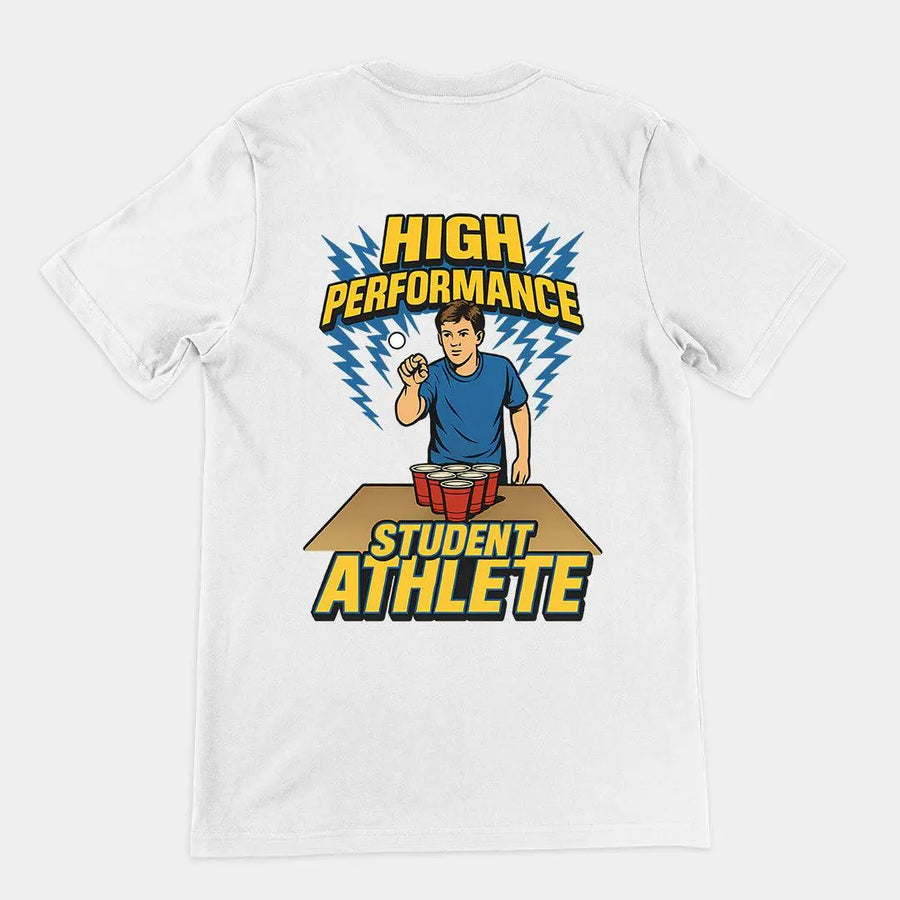 High Performance Student Athlete T-Shirt (backprint) - Orbital Clothing