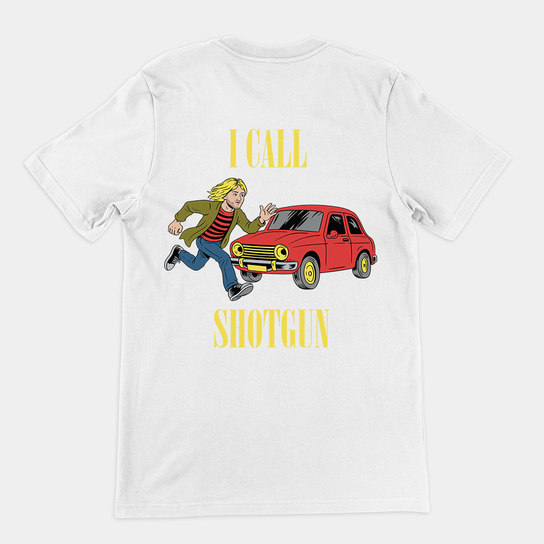 I Call Shotgun (Nirvana) T-Shirt (backprint) Orbital Clothing