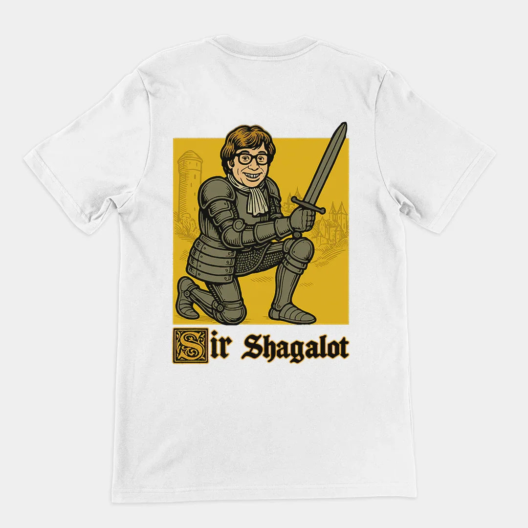 Sir Shagalot T-Shirt (backprint) - Orbital Clothing