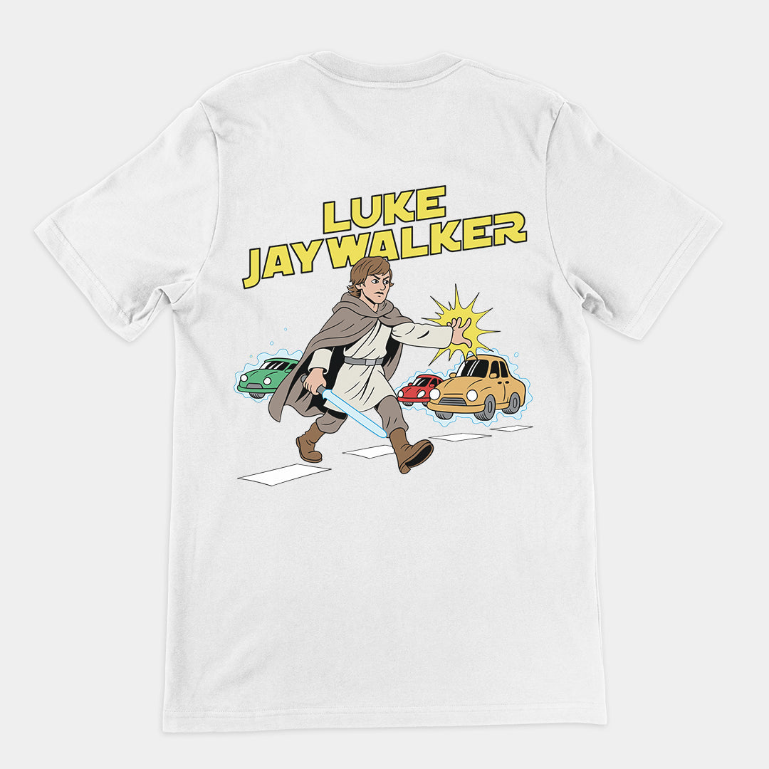 Luke Jaywalker T-Shirt (backprint) Orbital Clothing