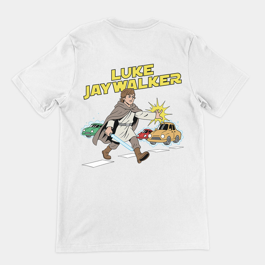Luke Jaywalker T-Shirt (backprint) Orbital Clothing