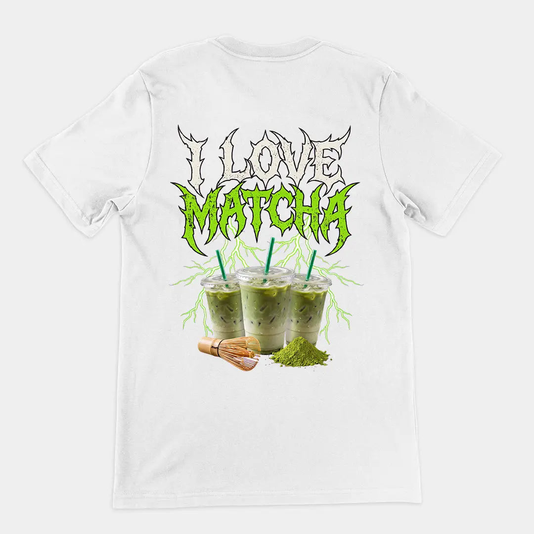 I love Matcha T-Shirt (backprint) Orbital Clothing