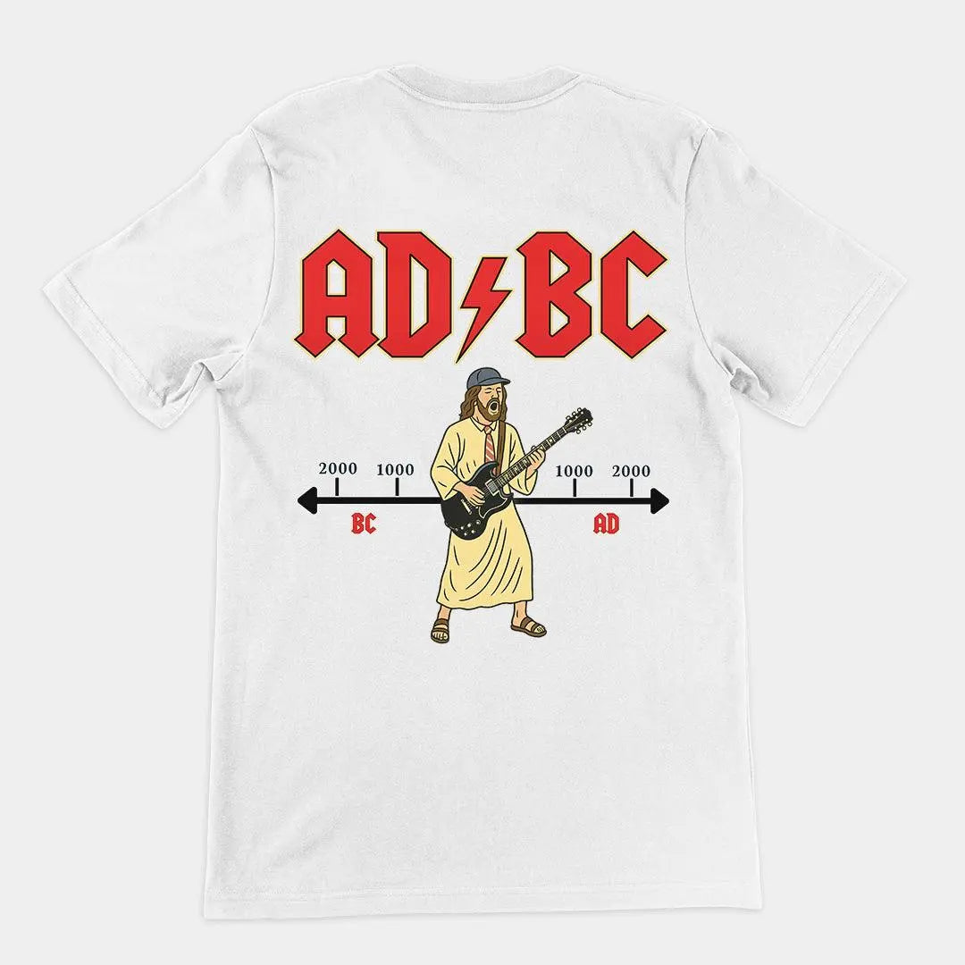 ADBC (Jesus ACDC) T-Shirt (backprint) - Orbital Clothing