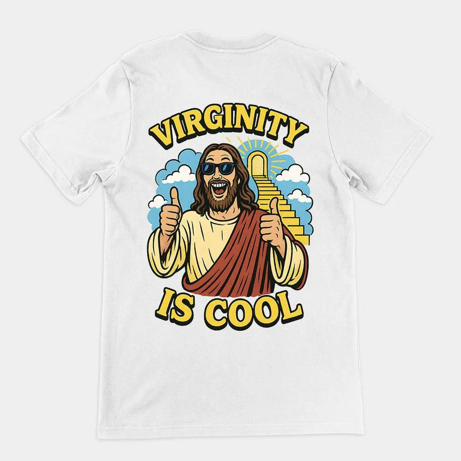 Virginity is Cool T-Shirt (backprint) - Orbital Clothing