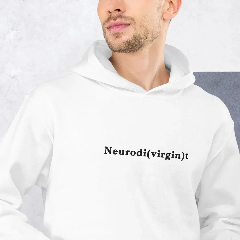 Neurodi(virgin)t (embroidered) Hoodie Orbital Clothing