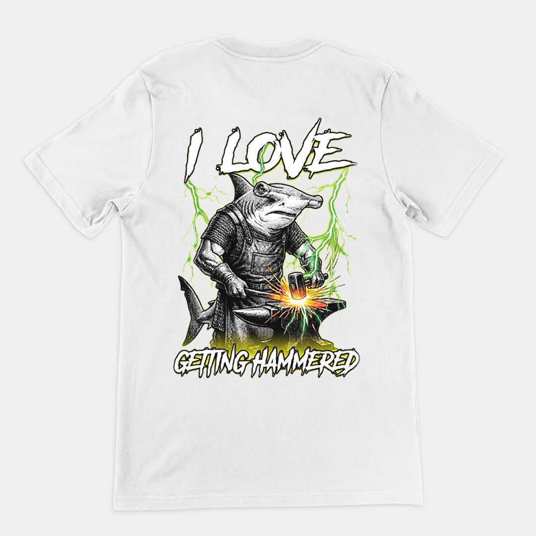 I love getting hammered T-Shirt (backprint) Orbital Clothing